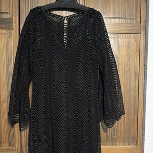 Yoana Baraschi Classic Black Lace Dress